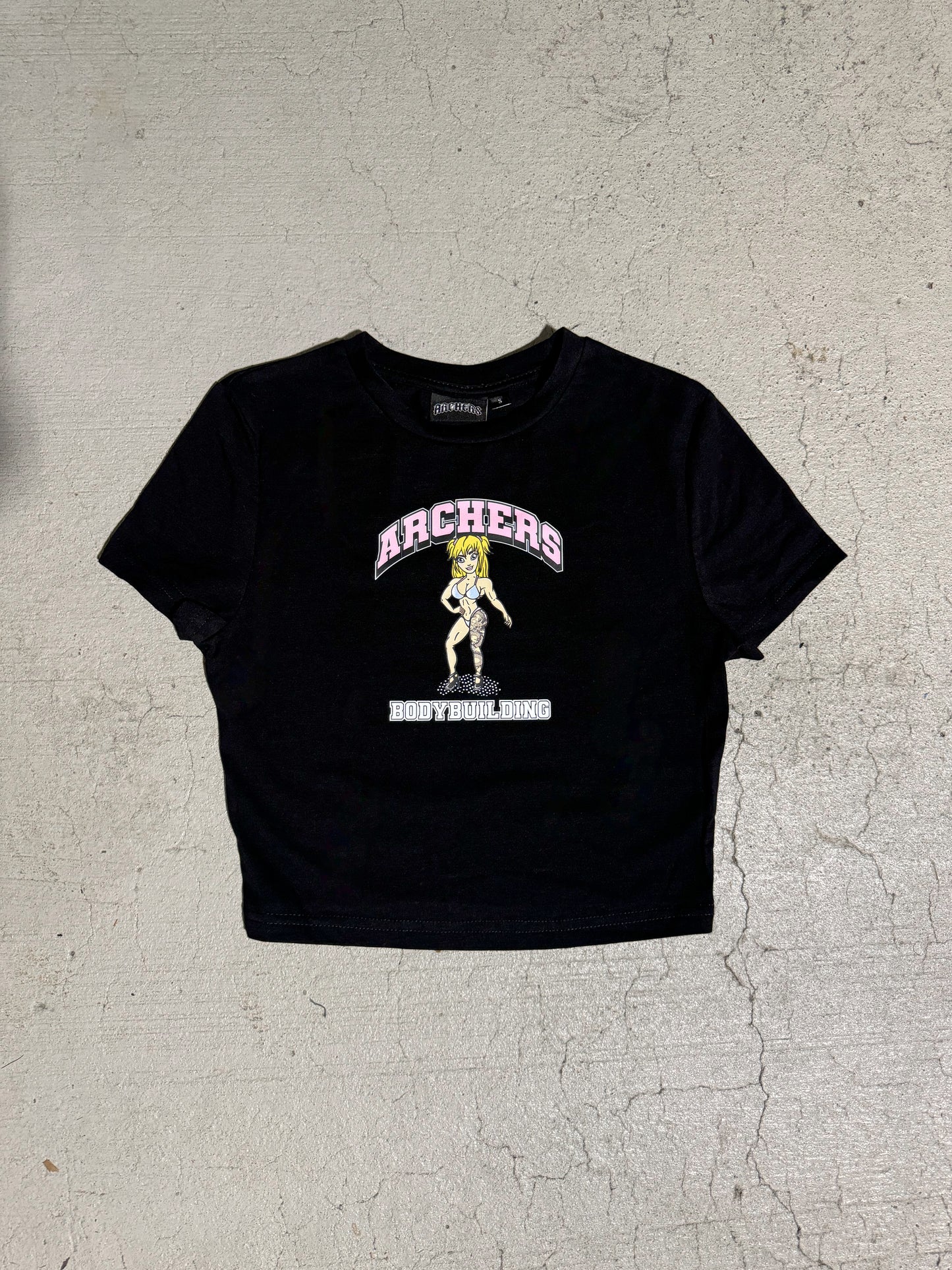 Archers Women's Body Builder Cropped Tee